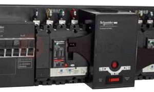 Bộ tự động chuyển đổi nguồn ATS, loại 2 nguồn lưới, 4P 400A 50kA LV432694ATNSX12A Schneider