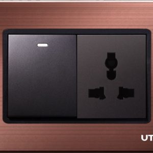 Công tắc 1 chiều, ổ cắm 3 chấu