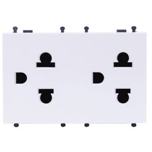 Ổ cắm đôi 3 chấu US cỡ S