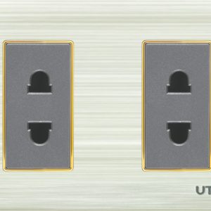 Bộ ổ cắm đôi 2 chấu cỡ S