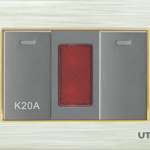 Bộ công tắc 20A, đèn báo, công tắc cỡ S
