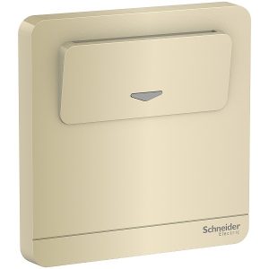 Bộ công tắc chìa khóa thẻ màu vàng ánh kim E8331EKT_WG_G19 Schneider
