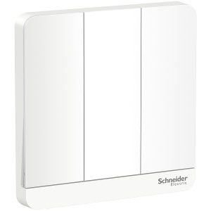 Nút nhấn nhả ba 4A màu trắng E8333PRL1_WE_G19 Schneider