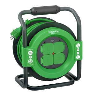 Ổ cắm kéo dài 25 mét IP 44 tiết diện dây 1.5 mm IMT33147 Schneider
