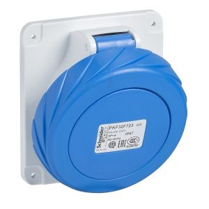 Ổ cắm gắn âm dạng nghiêng IP67 2P 230V PKF16F723 Schneider