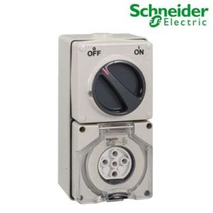 Ổ cắm có công tắc 5P 500V IP66 S56C520GY Schneider