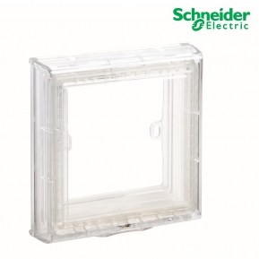 Mặt che (không đế) phòng thấm nước mặt đơn cho công tắc loại vuông IP55 E223M_TR Schneider