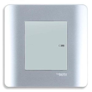 Bộ công tắc đơn 1 chiều 16A màu xám E8431_1_SA_G19 Schneider