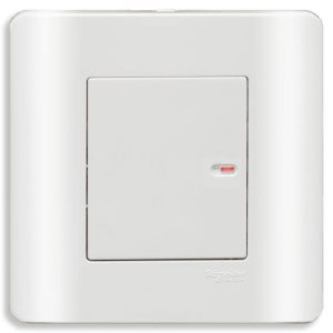 Bộ công tắc trung gian 16A màu trắng E8431_I_G19 Schneider