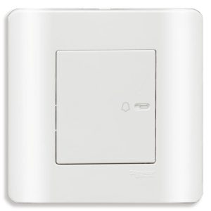 Bộ công tắc chuông 10A màu trắng E8431BP1_G19 Schneider