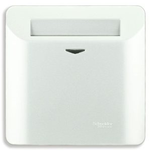 Bộ công tắc chìa khóa thẻ màu trắng E8431EKT_WE Schneider