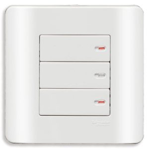 Bộ công tắc ba 2 chiều 16A màu trắng E8433_2_G19 Schneider