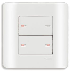 Bộ công tắc bốn 1 chiều 16A màu trắng E8434_1_G19 Schneider