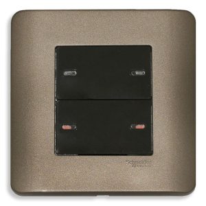 Bộ công tắc bốn 1 chiều 16A màu đồng E8434_1_SZ_G19 Schneider