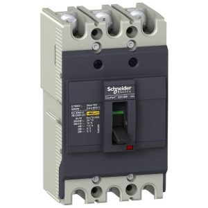Thiết bị đóng cắt EZC100 3P 15A type F,lcu=10KA/415V EZC100F3015 Schneider