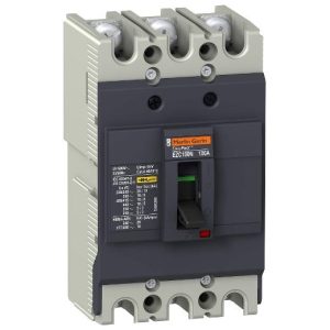 MCCB 3P 15A 15kA EZC100N3015 Schneider