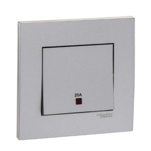 Bộ công tắc đơn 2 chiều, 2 cực 20A có đèn KB31D20NE_2_AS Schneider