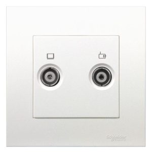 Bộ ổ cắm TV và ổ cắm đài FM KB32TVFM_G19 Schneider