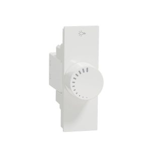 Công tắc điều chỉnh độ sáng đèn, size S, 1-400W M3T1V400DM_WE : Điều chỉnh được đèn LED. Không có chức năng ON/OFF Schneider