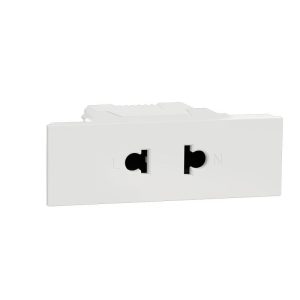 Ổ cắm đơn 2 chấu 16A, size S cắm nhanh M3T426US_WE : AvatarOn A Schneider