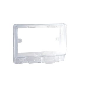 Mặt che (không đế) phòng thấm nước mặt đôi cho ổ cắm loại vuông IP55 ET223R_TR Schneider