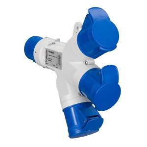 Ổ Nối Ba Ngã 2P+E 16A 230V IP44 & IP67 PKZM409 Schneider