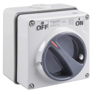 Công tắc có đế 1P 250V IP66 S56SW110GY Schneider