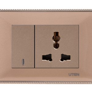 Bộ công tắc và ổ cắm 3 chấu