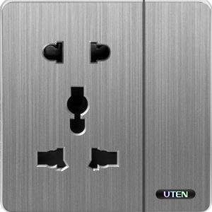 Bộ công tắc 1 chiều và ổ cắm 5 chấu S300