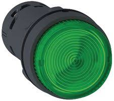 Nút nhấn có đèn Led 230VAC, N/O, Ø22 (Push and push-to-release) XB7NJ03M1 : Illuminated pushbutton Schneider