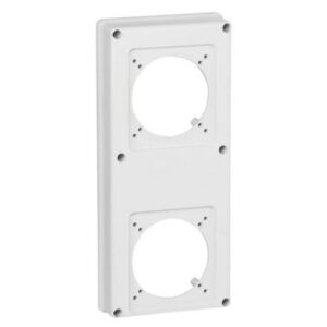 Faceplate for combined unit P17 – 2 sockets 16 or 32 A – 057718 Legrand