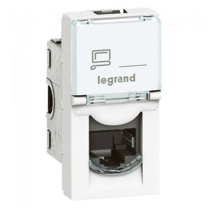 Ổ cắm mạng cat6 Legrand Mosaic | 076561 Legrand
