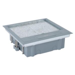 Floor box capacity 12M with vertical wiring devices supports – 088171 Legrand