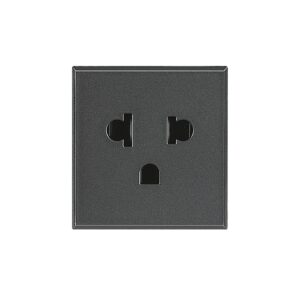 Ổ Cắm Đơn 3 Chấu Axolute Màu Xám HS4126 Legrand