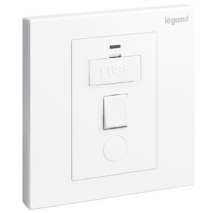 Fused connection unit 13A 1G with switch + LED power indicator 282453 Legrand