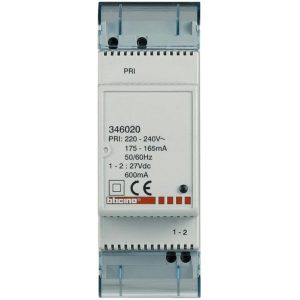 Nguồn Cấp Phụ 27Vdc – 2 module DIN | 346020 Legrand