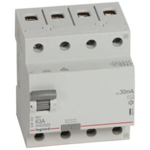 RCD LR – 4P 400 V – 63 A – 30 mA – AC type – 402064 Legrand