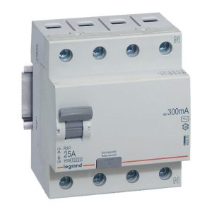 RCD Legrand LR – 4 Cực – 25A – 300mA – Type AC | 402070 Legrand