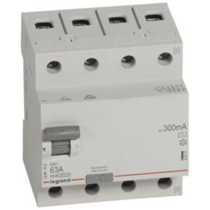 RCCBs RX3 AC type 4P ~ 400V 300 mA 63A – 402072 Legrand