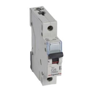 MCB TX3 10kA 1P ~230/400V 25A – 404173 Legrand