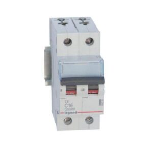 MCB TX3 10000A 2 pole 16A curve C – 404205 Legrand