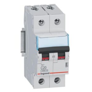 MCB TX3 10kA 2P ~230/400V 20A – 404206 Legrand