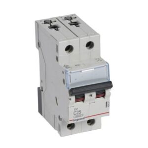 MCB TX3 10kA 2P ~230/400V 25A – 404207 Legrand