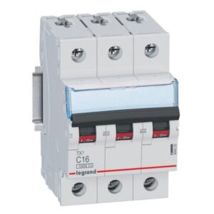 MCB TX3 10000A 3 pole 16A curve C – 404222 Legrand