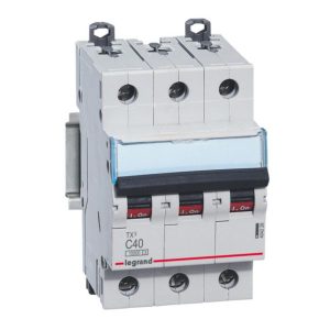 MCB TX3 3P 40A – Dòng C – Khả năng cắt 10kA | 404226 Legrand