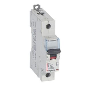 MCB DX3 10kA 1P ~230/400V 50A-409119 Legrand