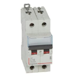 MCB DX3 10kA 2P ~230/400V 16A – 409202 Legrand