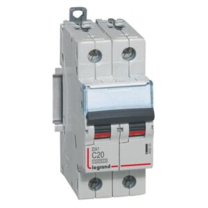 MCB DX3 10kA 2P ~230/400V 20A – 409203 Legrand