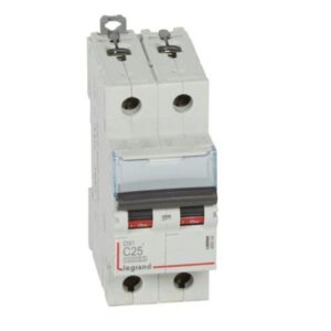 MCB DX3 10kA 2P ~230/400V 25A  – 409204 Legrand