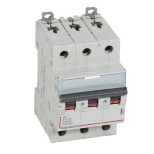 MCB DX3 10kA 3P ~230/400V 20A – 409255 Legrand